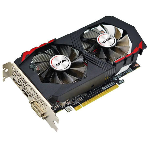 Видеокарта Afox GTX1050Ti Gaming 4GB (AF1050TI-4096D5H2-V6) GDDR5 128bit DVI DP HDMI 2Fan RTL