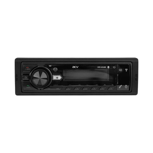 Автомагнитола ACV AVS-401UBR (1din/База 36мм/красная/Bluetooth/USB/TYPE-C/AUX/SD/FM/4*50)