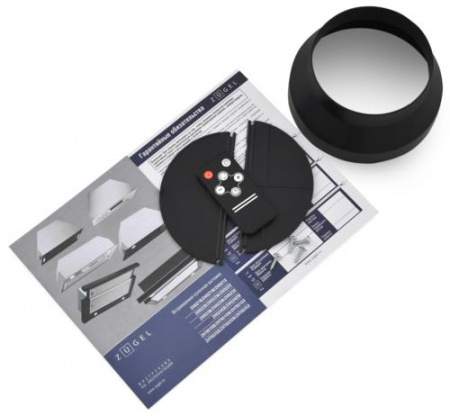 Вытяжка телескопическая ZUGEL ZHT652GB черный/черный