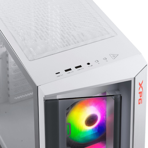 Корпус ADATA XPG CRUISERST (CRUISERST-WHCWW) белый Mid-Tower, Micro-ATX, Mini-ITX, Standard-ATX