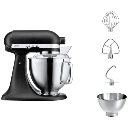 Миксер планетарный KitchenAid 5KSM185PSEBK Artisan чугун