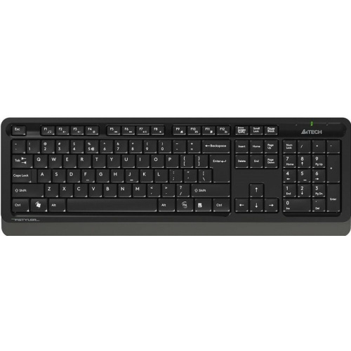 Клавиатура + мышь A4Tech Fstyler FG1010S (FG1010S Grey) клавиатура черный/серый мышь черный/серый USB беспроводная Multimedia