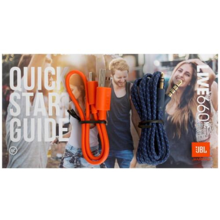 Беспроводные/проводные наушники JBL LIVE 660NC синий