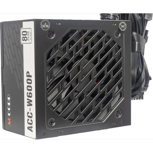Блок питания Accord ACC-W600P ATX 600W 80 Plus White (20+4pin) 120mm fan 6xSATA