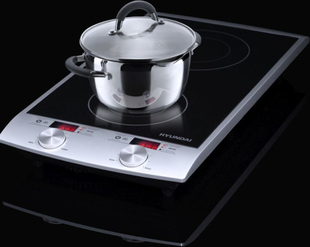 Плитка Hyundai HYC-0103 серебристый/черный