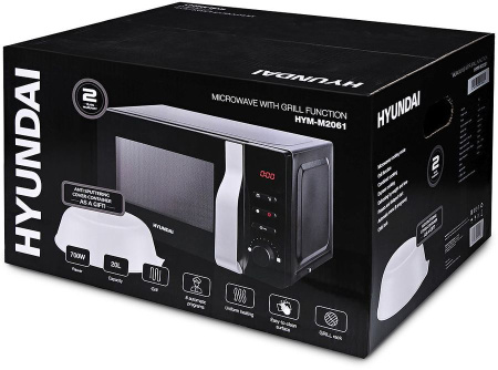 Микроволновая печь Hyundai HYM-M2061 черный
