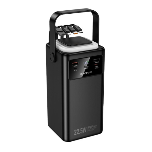 Аккумулятор внешний BOROFONE BJ65B 22.5W+PD20W 80000mAh чёрный