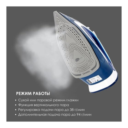 Утюг ATLANTA ATH-5578 blue