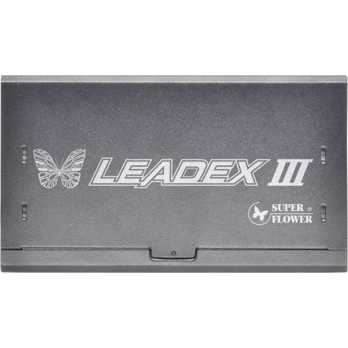Блок питания Super Flower Leadex III Gold (SF-1000F14GE) 1000 Ватт, 1000W, ATX 3.1, 140mm, 8xSATA, 4xPCI-E(6+2), 1x12VHPWR(12+4), APFC
