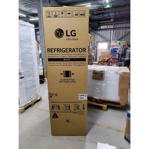 УЦ Холодильник LG GA-B509CQSL белый (плохая упаковка, вмятина со сколом на боковой стороне)