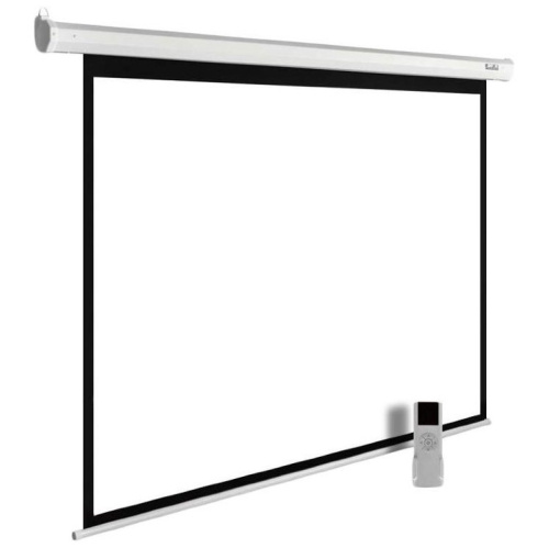 Экран Cactus 220x220см MotoExpert CS-PSME-220x220-WT 1:1 настенно-потолочный рулонный белый (мотор привод)
