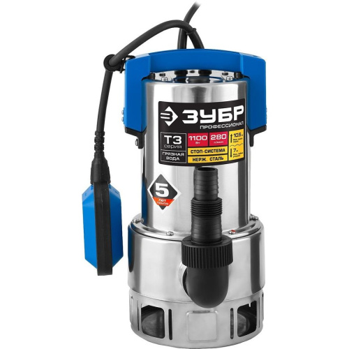 Насос дренажный ЗУБР НПГ-М3-1100-С