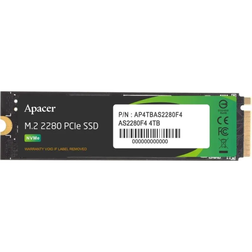 SSD Apacer AS2280F4 AP4TBAS2280F4-1 M.2 2280 4TB Standard(Single)