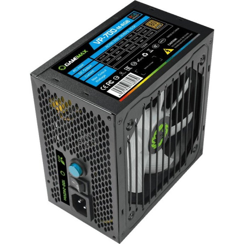Блок питания GameMax VP-700-RGB-MODULAR 80+ ATX 700W, Ultra quiet