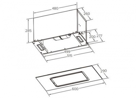 Вытяжка полновстраиваемая Haier HVX-BI652GW белый/белый