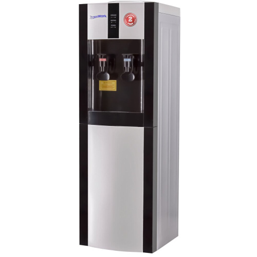 Кулер Для Воды Aqua Work 16Lr (25876) Компр.Охл, Нажим Кружкой, Россия, Серебристо-Черный