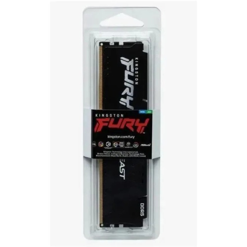ОЗУ Kingston Fury Beast KF564C32BBE-32 DDR5 - 1x 32ГБ 6400МГц, DIMM, Ret