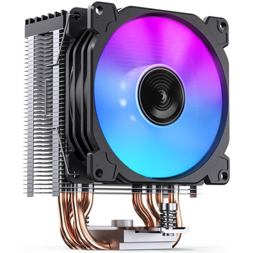 Кулер JONSBO CR-1400 E Black LGA1700/1200/115X/AM5/AM4 (TDP 180W, PWM, 92mm Dynamic Multi-Color LED Fan, 4 тепловые трубки, 4-pin) Retail
