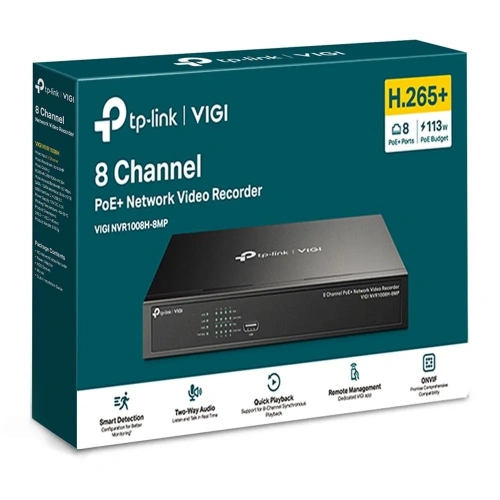 Видеорегистратор TP-Link Vigi NVR1008H-8MP