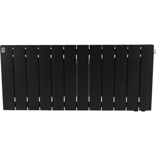 Биметаллический радиатор отопления Rifar Supremo Ventil SVR 350 12 секций нижнее правое подключение антрацит