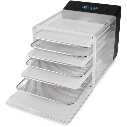 Сушка для фруктов и овощей Hyundai HYFD-8800 12под. черный