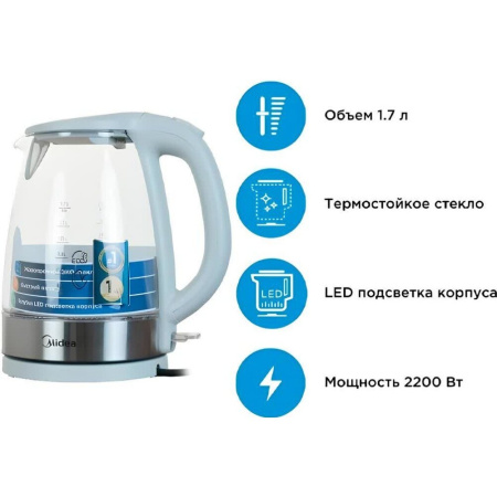 Электрочайник Midea MK-8017