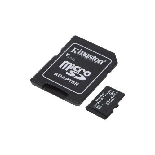 Карта памяти Kingston Industrial Temperature (SDCIT2/8GB) microSDHC 8Gb Class UHS-I с адаптером