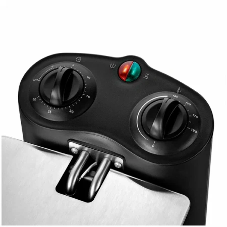 Фритюрница KitFort КТ-4052 серебристый/черный