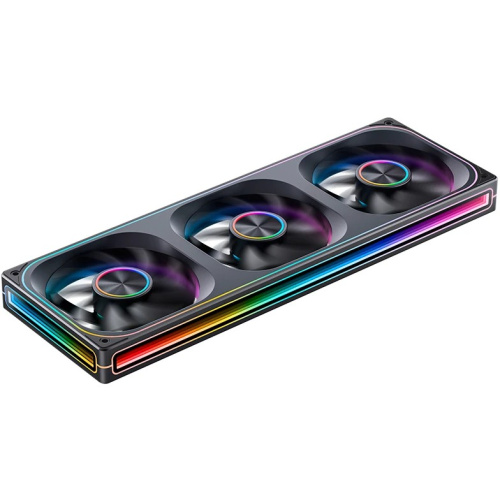 Вентилятор JONSBO ZA-360B (3 in 1) 120х120х28мм (PWM, ARGB LED, 700-2400об/мин, черный) Retail