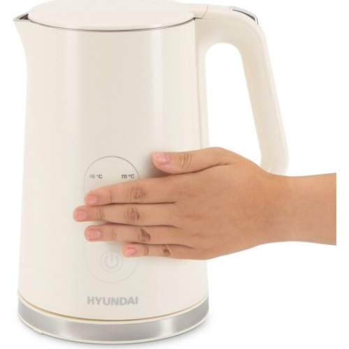 Электрочайник Hyundai HYK-S3605 1.7л. кремовый