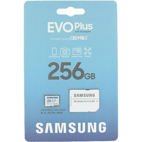 Карта памяти SAMSUNG MB-MC256SA/EU Micro SDXC EVO+ 256GB V10 W/A