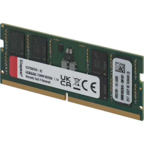 ОЗУ Kingston KCP556SD8-32 SO-DIMM DDR 5 DIMM 32Gb PC44800, 5600Mhz, CL46