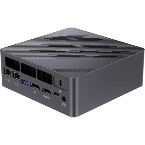 Неттоп Chuwi CWI606AIP-Win11Pro AuBox AMD Ryzen AI 9 365(2Ghz)/32768Mb/1024PCISSDGb/Int:AMD Radeon 880M/BT/WiFi/war 1y/0.74kg/Gold+Black