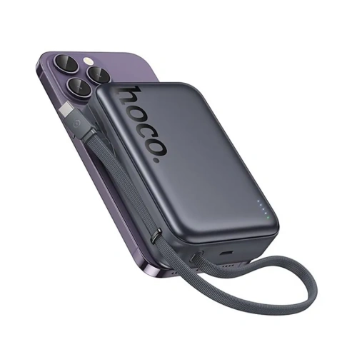 Аккумулятор внешний резервный HOCO Q44A Origen dual PD45W 20000mAh серый