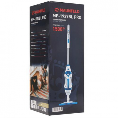 Пароочиститель Maunfeld MF-1937BL Pro белый
