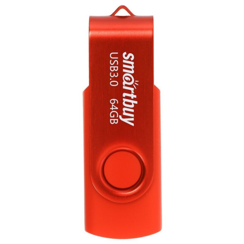 USB-флешка SMARTBUY (SB064GB3TWR) UFD 3.0/3.1 064GB Twist Red красный