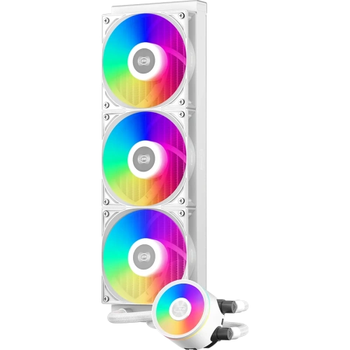 СВО PcCooler DA360 Pro ARGB WH (300W, 360mm, White, Fans 3x120mm, 75.8CFM, 33.7dBA, 2200RPM/ Pump height 57mm)