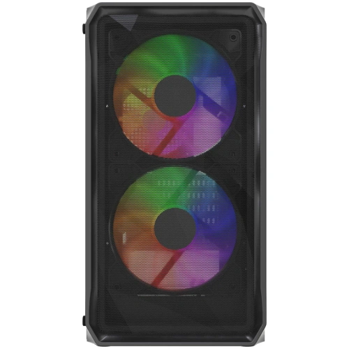 Корпус Powercase Mistral Micro A3B ARGB V2 (CMMAB-A3-V2), Tempered Glass, 2x 140mm ARGB PWM+1x 120mm ARGB PWM, чёрный, mATX