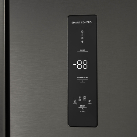 Холодильник Бирюса SBS 400 DI Темная нерж