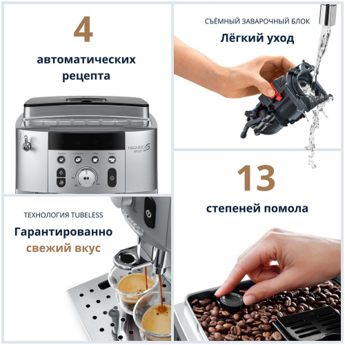Кофемашина DeLonghi ECAM 250.31 SB