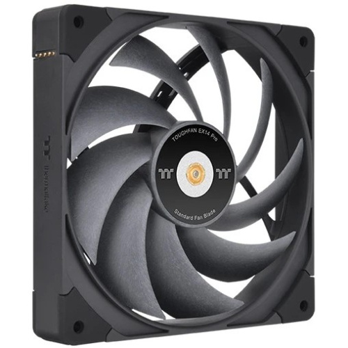 Вентилятор Thermaltake Toughfan EX14 Pro (CL-F172-PL14BL-A) реверсивный 140x140x25mm черный 4-pin 31.6-34.1dB Ret