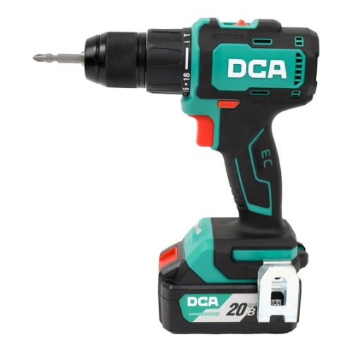 Дрель-шуруповерт DCA ударная ADJZ2055i (Type EM) 2 АКБ + ЗУ