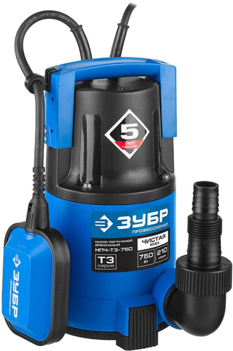 Насос дренажный Зубр НПЧ-Т3-750