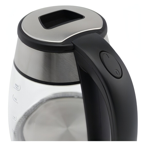 Электрочайник Scarlett SC-EK27G40 серебристый/черный