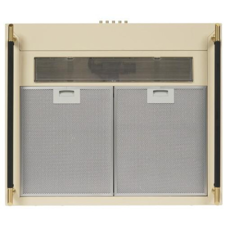 Вытяжка каминная Beko CWB6410CR бежевый/золотистый, черный