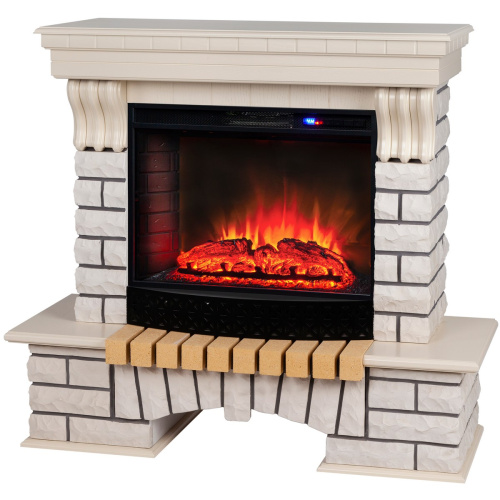 Электрокамин RealFlame Country WT с очагом Sparta 25,5 LED