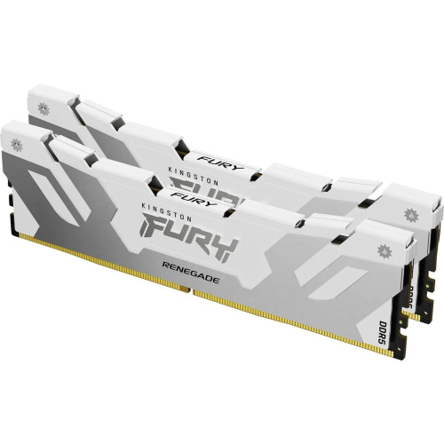 ОЗУ Kingston Fury Renegade KF576C38RWK2-32 DDR5 - 2x 16ГБ 7600МГц, DIMM, White, Ret