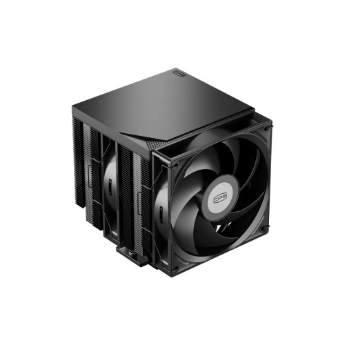 Кулер PCCOOLER RT720 TC (rt720tc-bkawyx-gl), 4-pin, ARGB, 120мм, черный, retail