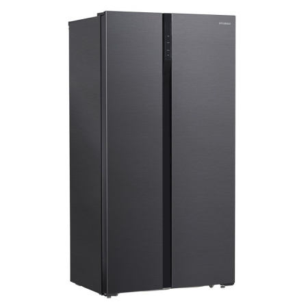 Холодильник Hyundai CS5003F черный стекло