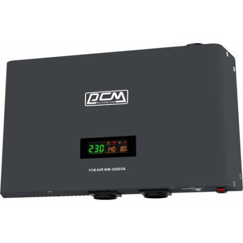 Стабилизатор напряжения POWERCOM WM-3000VA графитовый